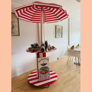 SLIKBORD R�D & HVID STRIBET